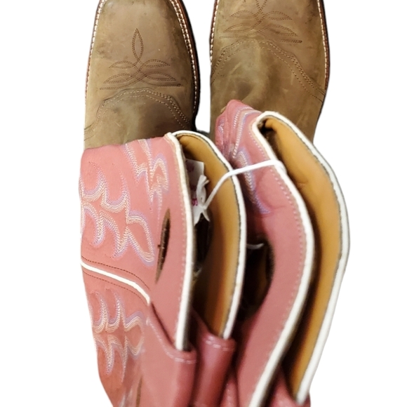 Laredo Square Toe Cowboy Boots Size 9.5 Men's - Picture 4 of 6